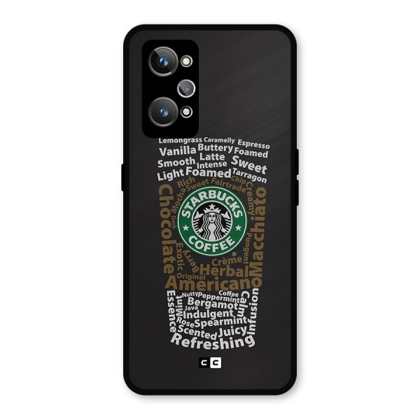 Glass StarBucks Metal Back Case for Realme GT 2