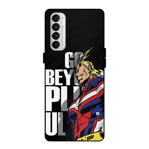 Go Beyond Metal Back Case for Oppo Reno4 Pro