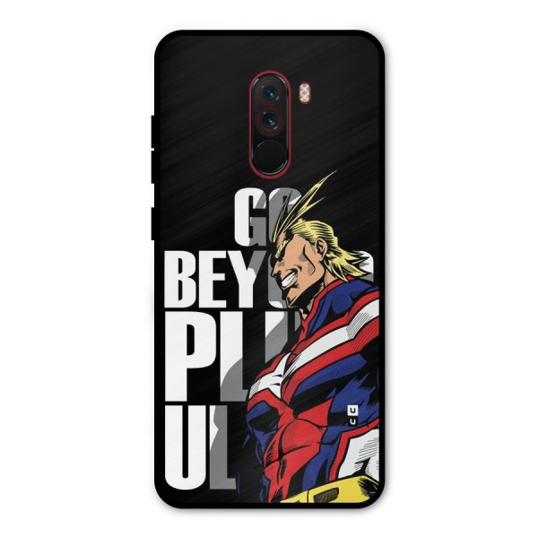 Go Beyond Metal Back Case for Poco F1