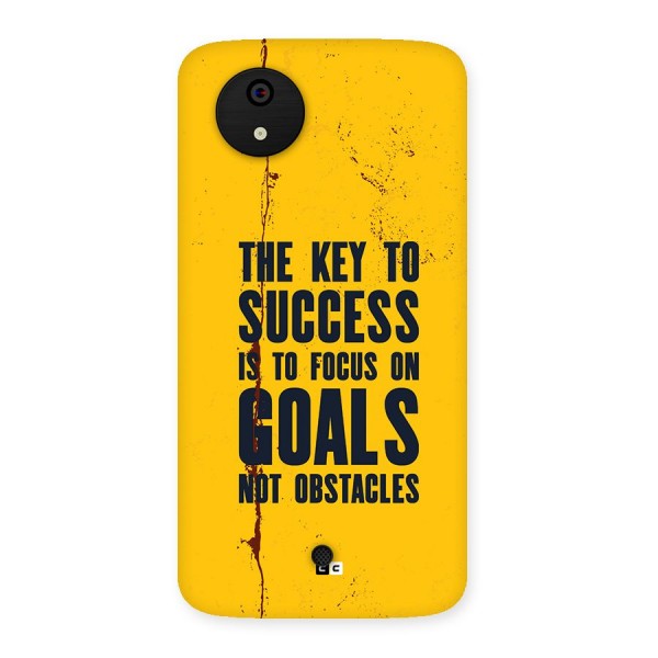 Goals Not Obstacles Back Case for Canvas A1  AQ4501