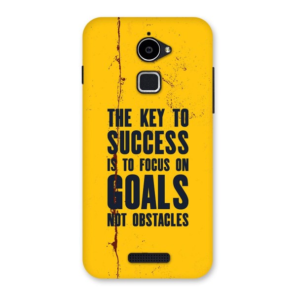 Goals Not Obstacles Back Case for Coolpad Note 3 Lite