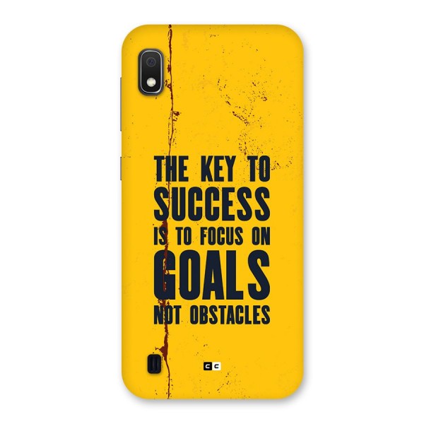 Goals Not Obstacles Back Case for Galaxy A10