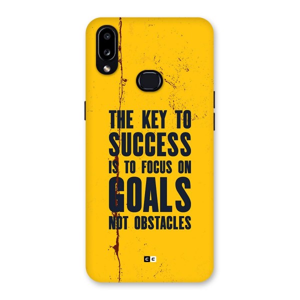 Goals Not Obstacles Back Case for Galaxy A10s