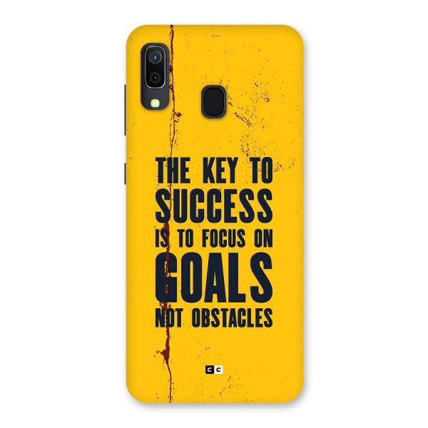 Goals Not Obstacles Back Case for Galaxy A20