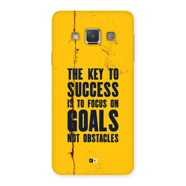 Goals Not Obstacles Back Case for Galaxy A3