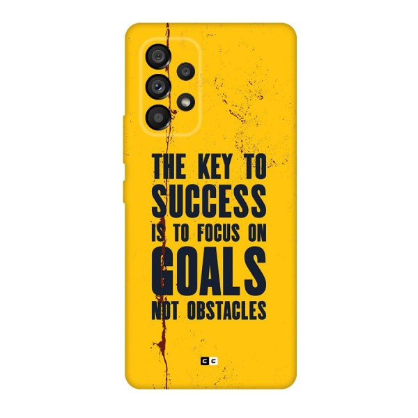 Goals Not Obstacles Back Case for Galaxy A53 5G