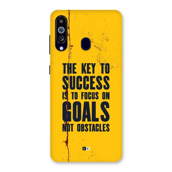 Goals Not Obstacles Back Case for Galaxy A60