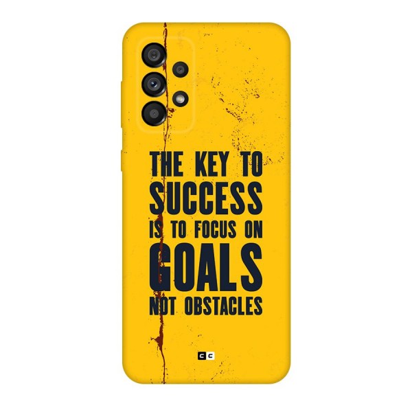 Goals Not Obstacles Back Case for Galaxy A73 5G