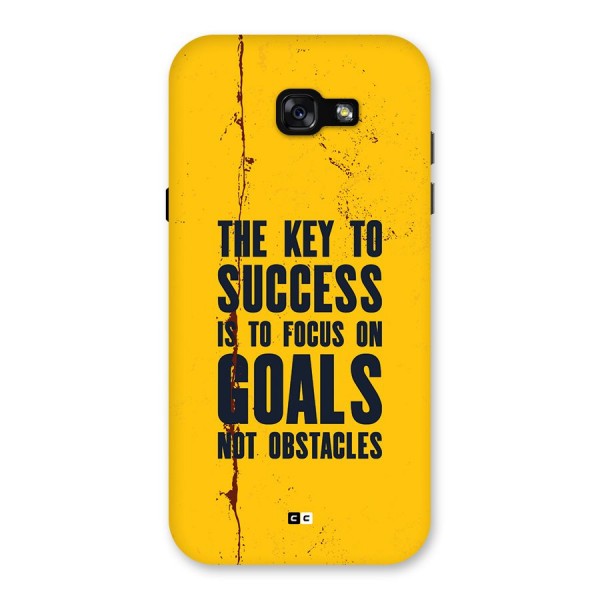 Goals Not Obstacles Back Case for Galaxy A7 (2017)