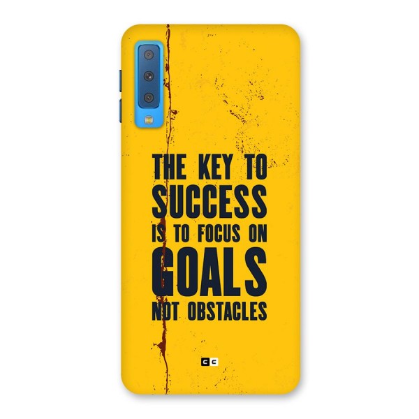 Goals Not Obstacles Back Case for Galaxy A7 (2018)