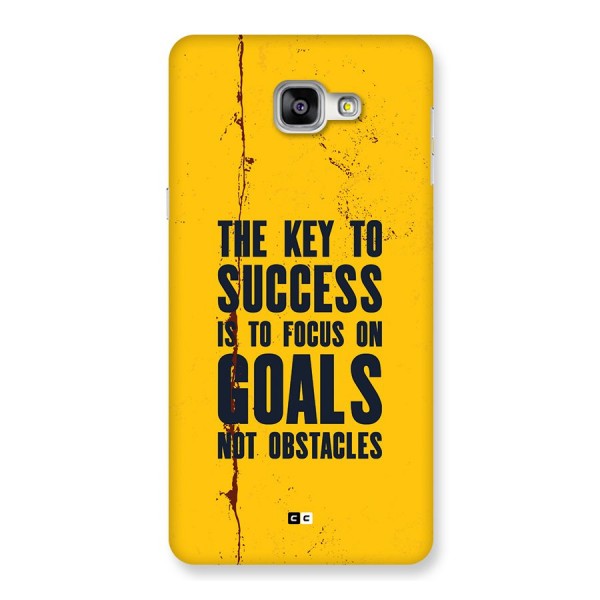 Goals Not Obstacles Back Case for Galaxy A9