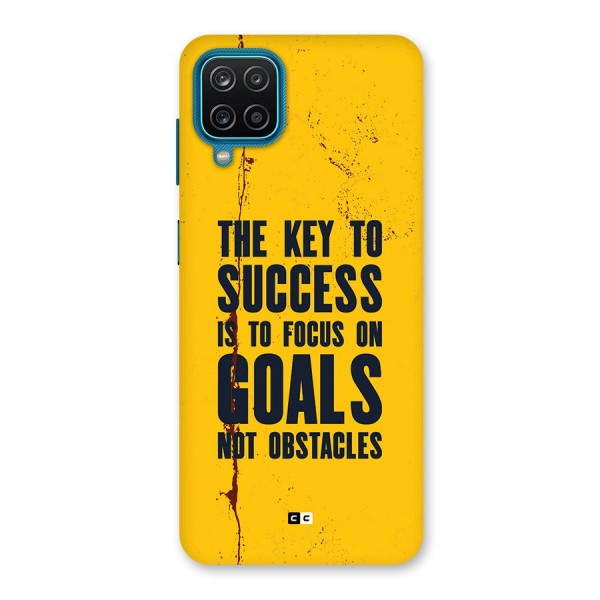 Goals Not Obstacles Back Case for Galaxy F12