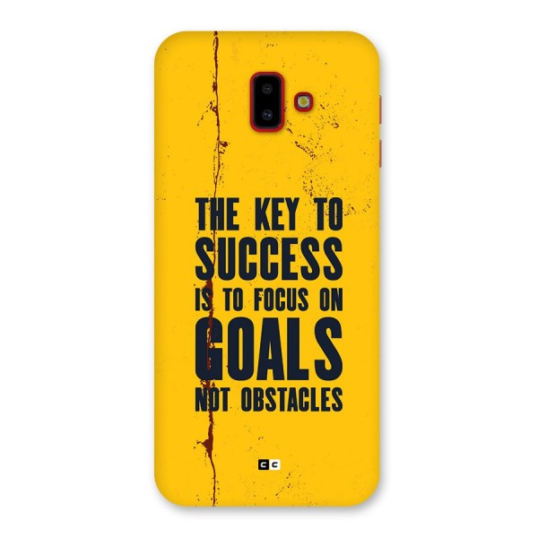 Goals Not Obstacles Back Case for Galaxy J6 Plus