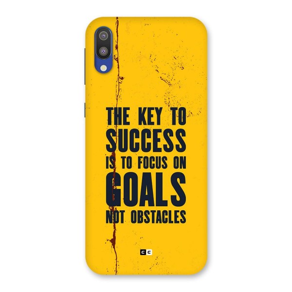 Goals Not Obstacles Back Case for Galaxy M10