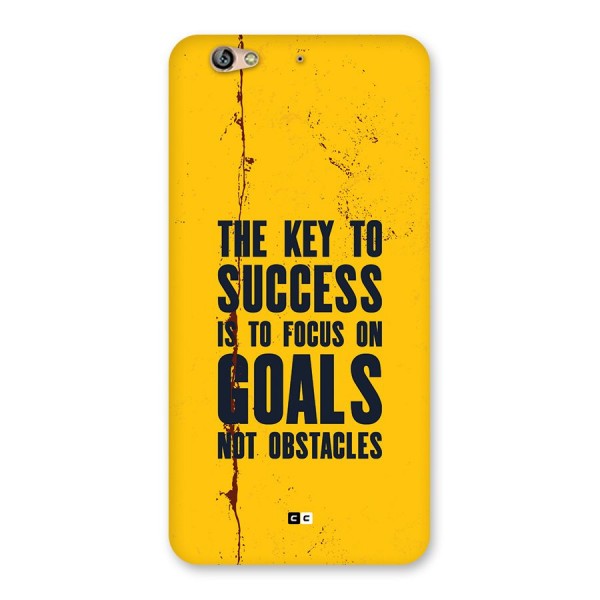 Goals Not Obstacles Back Case for Gionee S6