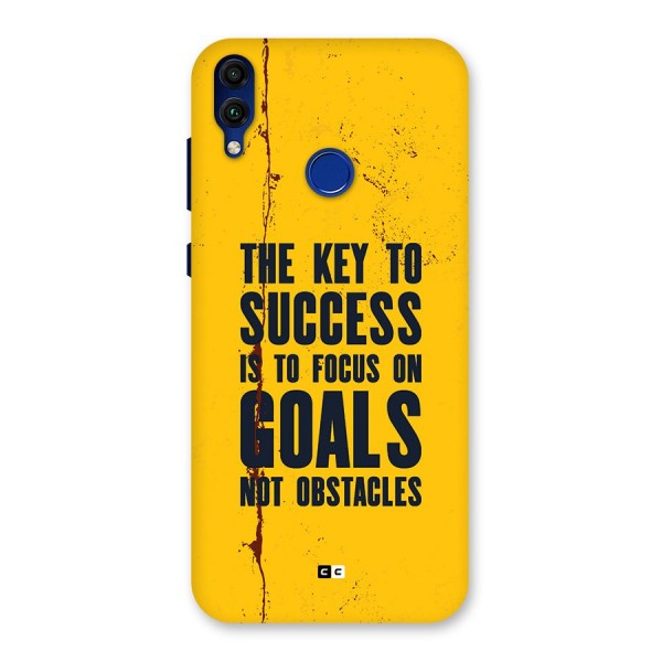 Goals Not Obstacles Back Case for Honor 8C