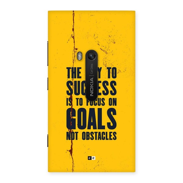 Goals Not Obstacles Back Case for Lumia 920