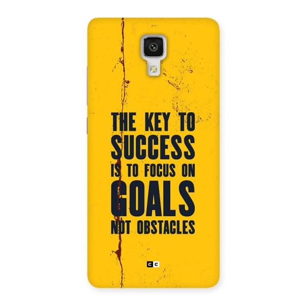 Goals Not Obstacles Back Case for Mi4