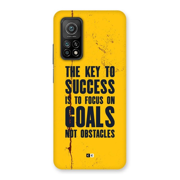 Goals Not Obstacles Back Case for Mi 10T Pro 5G