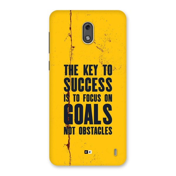 Goals Not Obstacles Back Case for Nokia 2