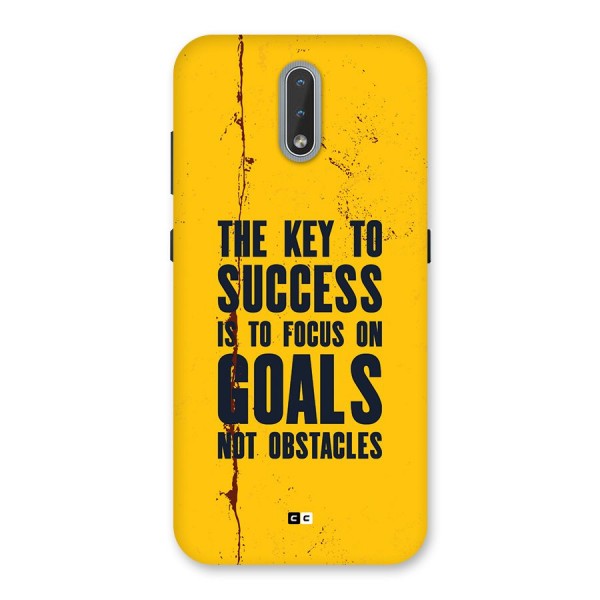 Goals Not Obstacles Back Case for Nokia 2.3