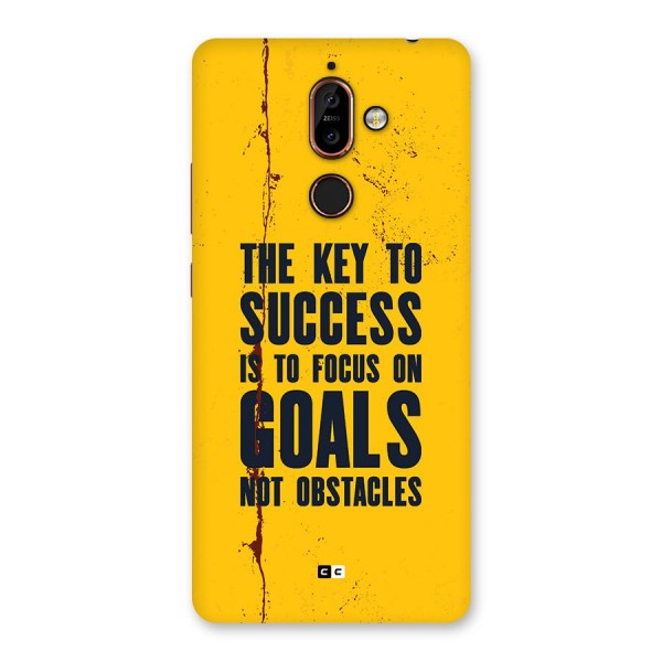 Goals Not Obstacles Back Case for Nokia 7 Plus