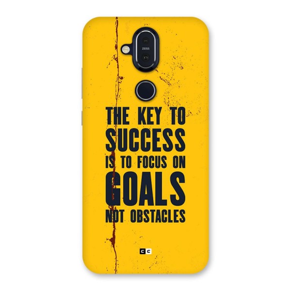 Goals Not Obstacles Back Case for Nokia 8.1