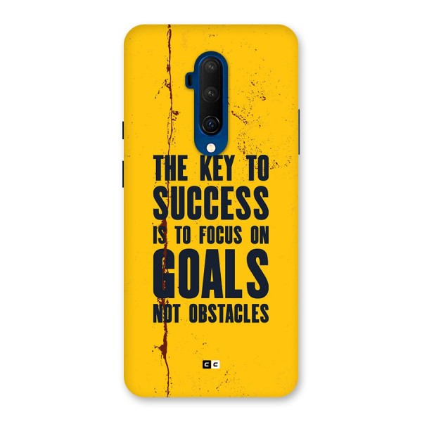 Goals Not Obstacles Back Case for OnePlus 7T Pro