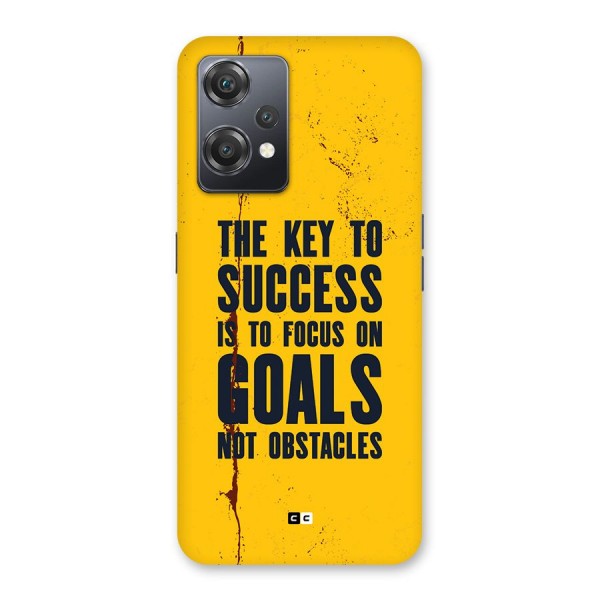 Goals Not Obstacles Back Case for OnePlus Nord CE 2 Lite 5G