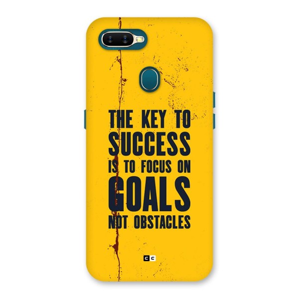 Goals Not Obstacles Back Case for Oppo A11k