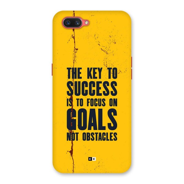 Goals Not Obstacles Back Case for Oppo A3s