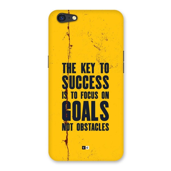 Goals Not Obstacles Back Case for Oppo A71