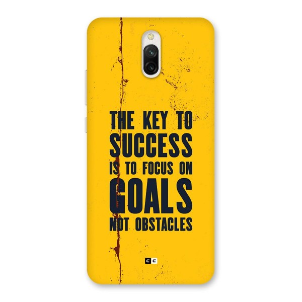 Goals Not Obstacles Back Case for Redmi 8A Dual