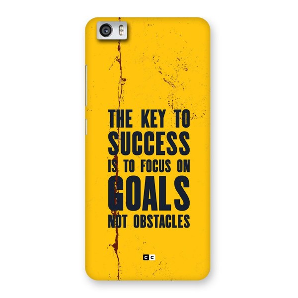 Goals Not Obstacles Back Case for Redmi Mi 5