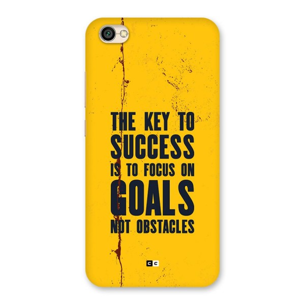 Goals Not Obstacles Back Case for Redmi Y1 Lite