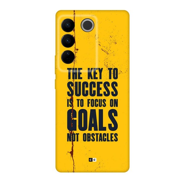 Goals Not Obstacles Back Case for Vivo V27