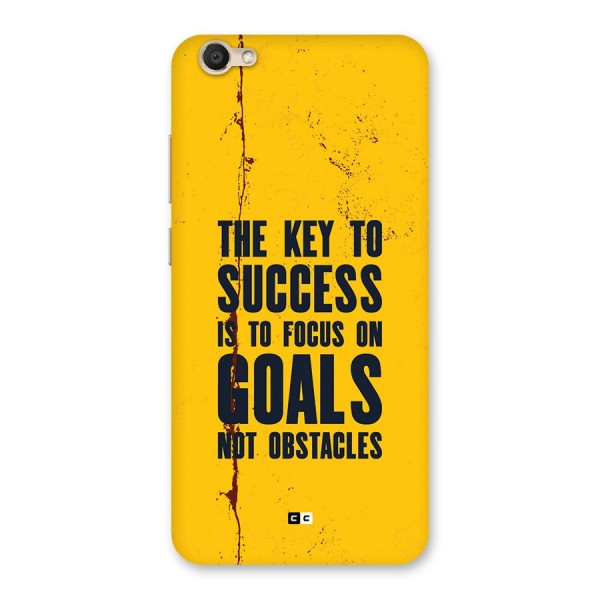 Goals Not Obstacles Back Case for Vivo V5