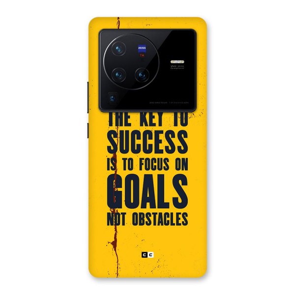 Goals Not Obstacles Back Case for Vivo X80 Pro
