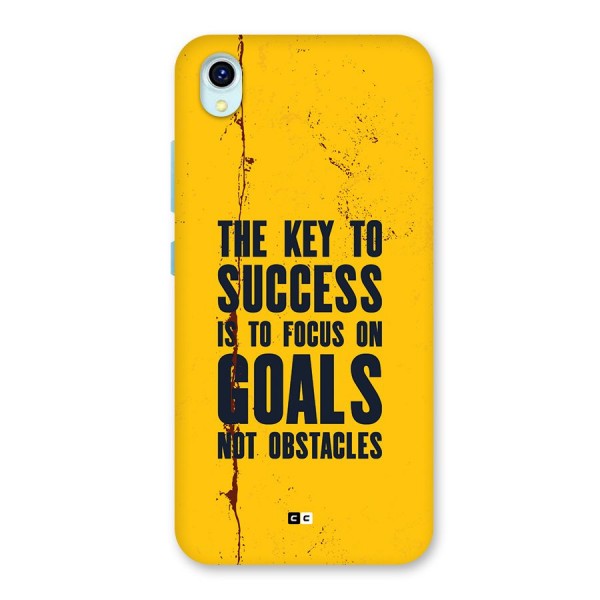 Goals Not Obstacles Back Case for Vivo Y1s