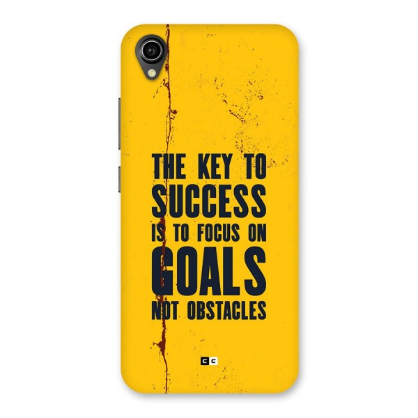 Goals Not Obstacles Back Case for Vivo Y91i