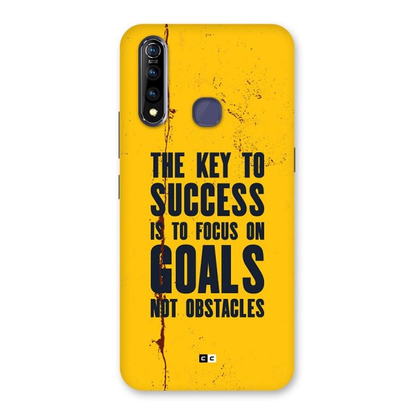 Goals Not Obstacles Back Case for Vivo Z1 Pro