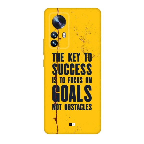 Goals Not Obstacles Back Case for Xiaomi 12 Pro