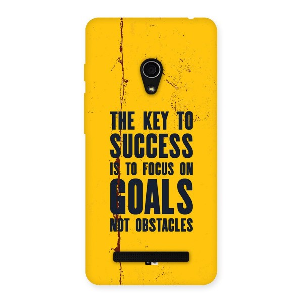 Goals Not Obstacles Back Case for Zenfone 5