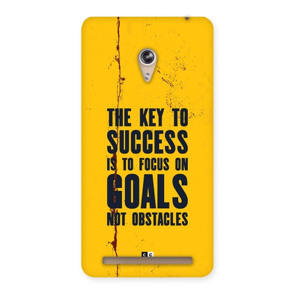 Goals Not Obstacles Back Case for Zenfone 6