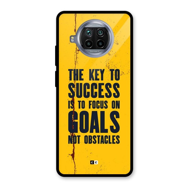 Goals Not Obstacles Glass Back Case for Mi 10i