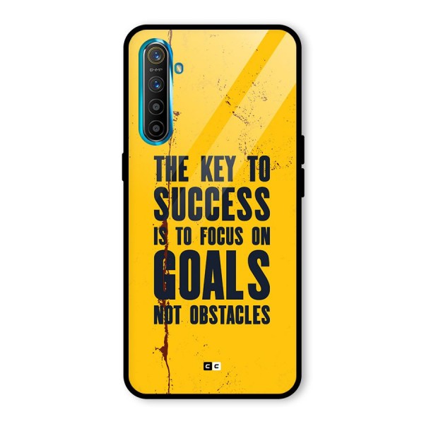 Goals Not Obstacles Glass Back Case for Realme X2