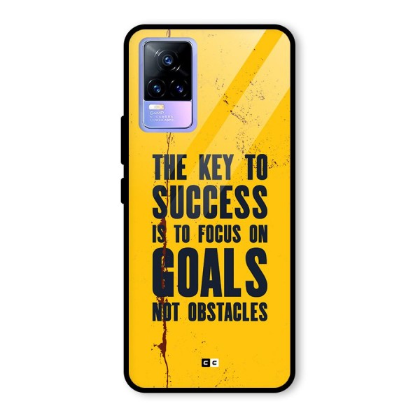 Goals Not Obstacles Glass Back Case for Vivo Y73