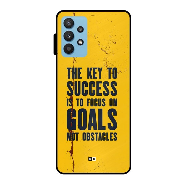 Goals Not Obstacles Metal Back Case for Galaxy M32 5G