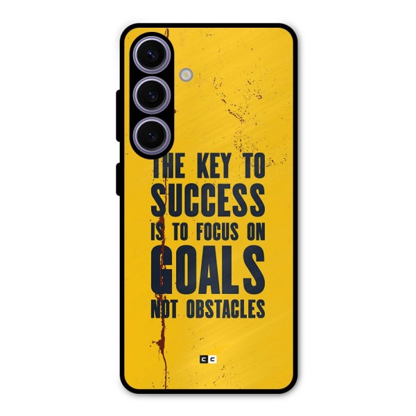 Goals Not Obstacles Metal Back Case for Galaxy S24