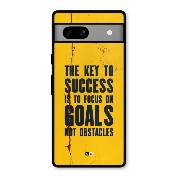 Goals Not Obstacles Metal Back Case for Google Pixel 7a